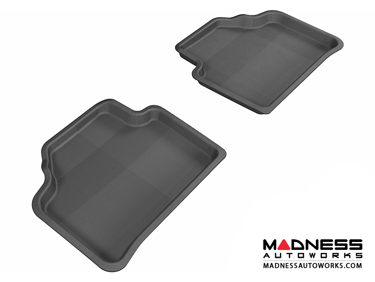 BMW X Series Floor Mats (Set of 2) - Rear - Black by 3D MAXpider - X1 (E84) 